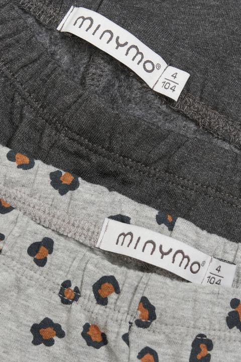 Image du produit Minymo Leggings Lot de 2 Greymelange Gr. 92 (92)