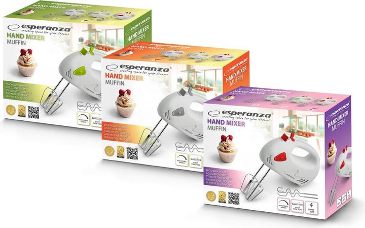Immagine prodotto Esperanza Miscelatore Manuale Per Muffin 150w (150 W)