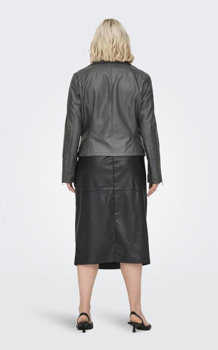 Produktbild Only Curvy Biker Kunstlederjacke Bikerjacke in Lederoptik (46)