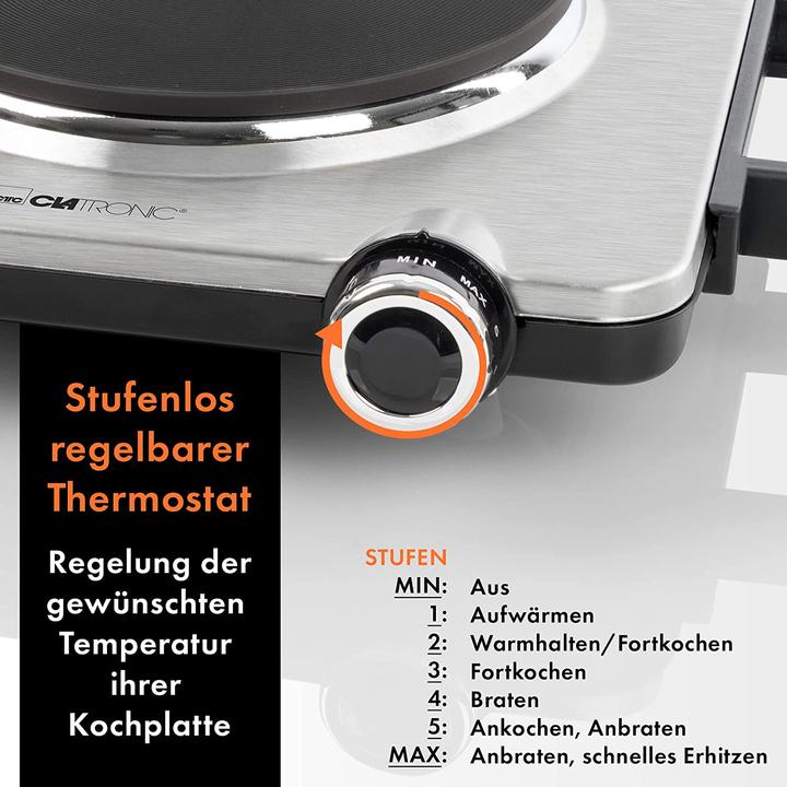 Actual product image Clatronic Hotplate