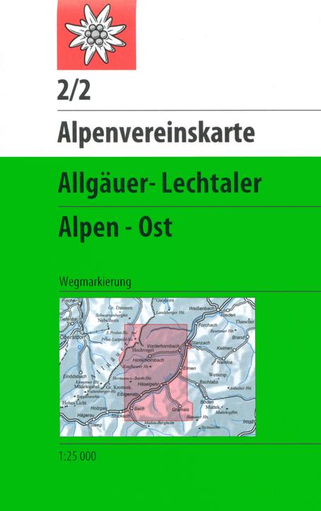 Produktbild Allgäuer-Lechtaler-Alpen Ost 25000