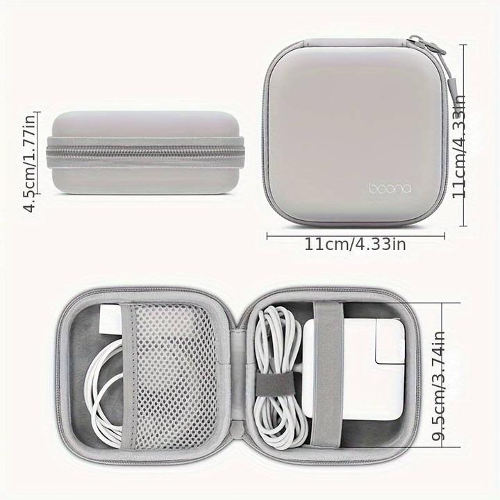 Image du produit PhoneLook Mini fourre pochette universelle cuir pour chargeur MacBook + câble de charge & accessoires