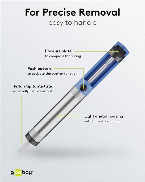 Actual product image Goobay Desoldering pump (Desoldering set)