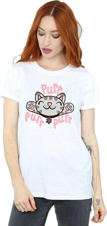 Actual product image Big Bang Theory Womens/Ladies Soft Kitty Purr Cotton Boyfriend T-Shirt (S)