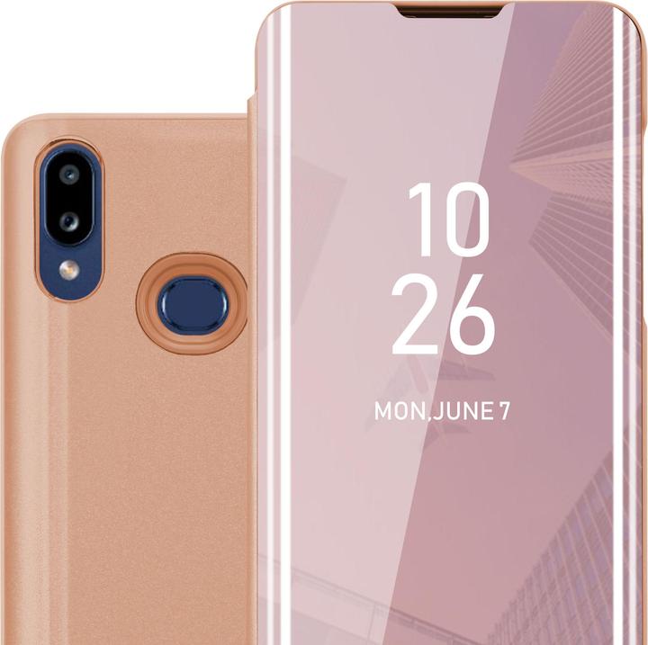 Actual product image Cadorabo Book Smart View Mirror Cover (Samsung Galaxy A10s)