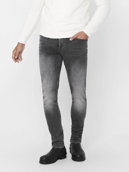 Produktbild Only & Sons ONSLoom Slim Zip Sweat Grey Slim Fit Jeans (32)