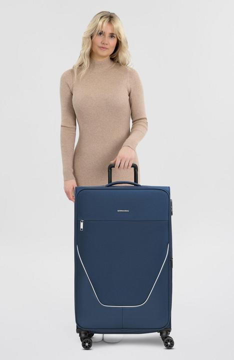 Produktbild Stratic taska 4-Rollen Trolley L 76 cm mit Dehnfalte (118 l, XL (ab 115l))