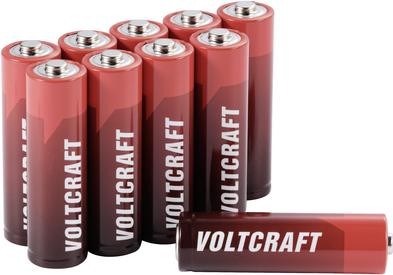 Actual product image Voltcraft Industrial LR6 Mignon (AA) alkaline manganese battery 3000 mAh 1.5 V 10 pc (10 pcs., AA, 3000 mAh)