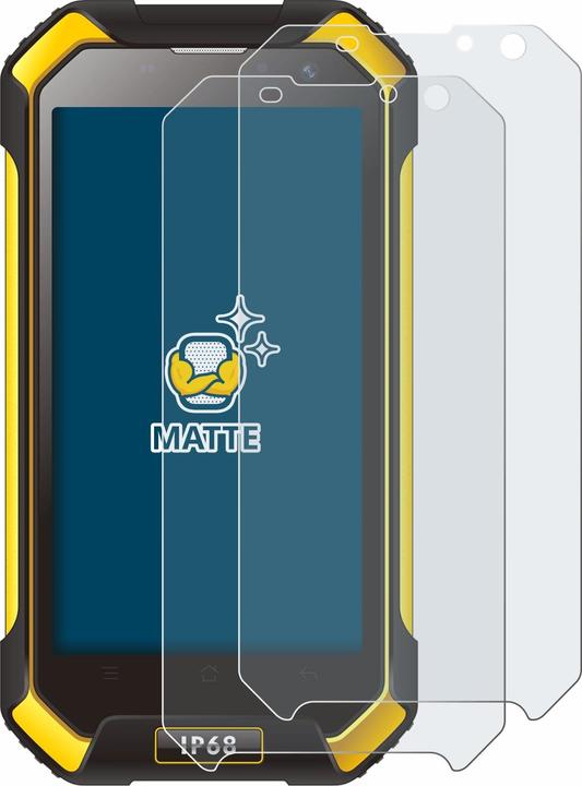 Actual product image BROTECT Anti-glare screen protector matt (2 Piece, Blackview BV6000)