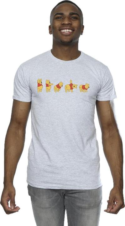 Immagine prodotto Disney Winnie The Pooh Stretching Maglietta Uomo (5XL)