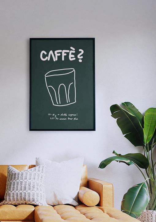 Produktbild Plakativ Caffè? (Green) Poster A3 (30 x 42 cm)