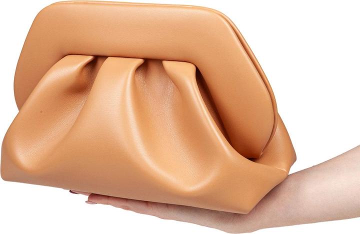 Produktbild Themoirè vegan fabric clutch bag color leather