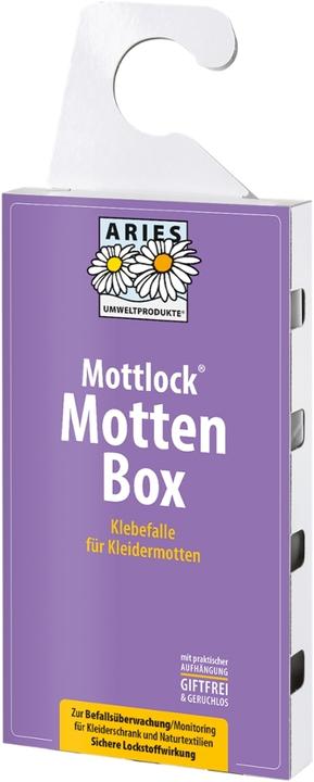 Produktbild Aries Klebefalle gegen Kleidermotten zur Befallsüberwachung - Mottlock Mottenbox - 1 Klebefalle -