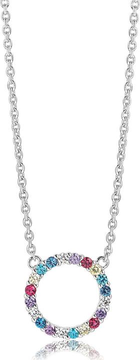 Sif Jakobs Charming Silver Necklace with Cubic Zirconia Biella SJ-C338(1)-XCZ (925er Silber, 42 cm)