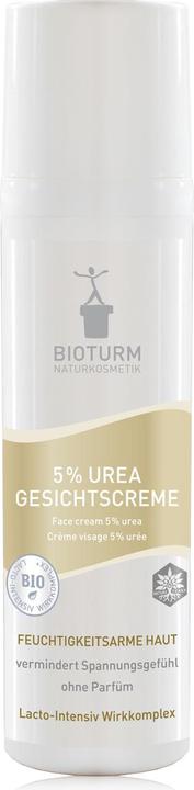 Bioturm Crema viso all'urea 5 No.7 - lenitiva (75 ml, Crema 24h)
