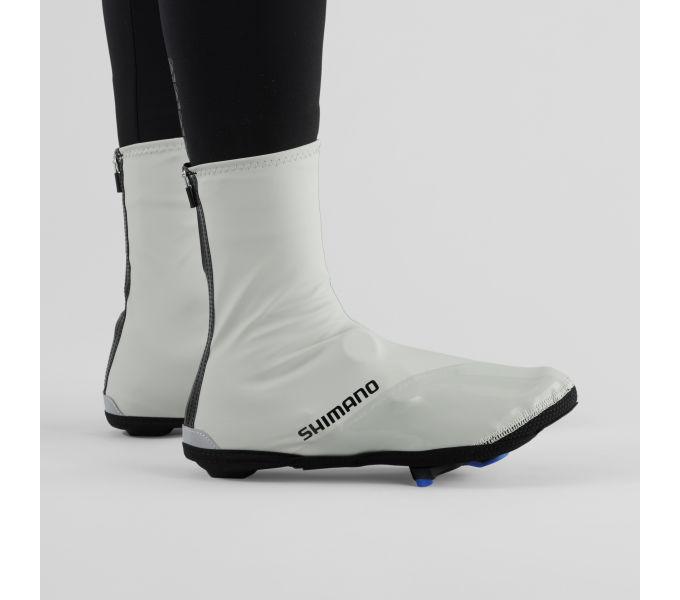 Actual product image Shimano DUAL H2O SHOE COVER LIGHT GREY M (SHOE SIZE 40-41) (40, 41)