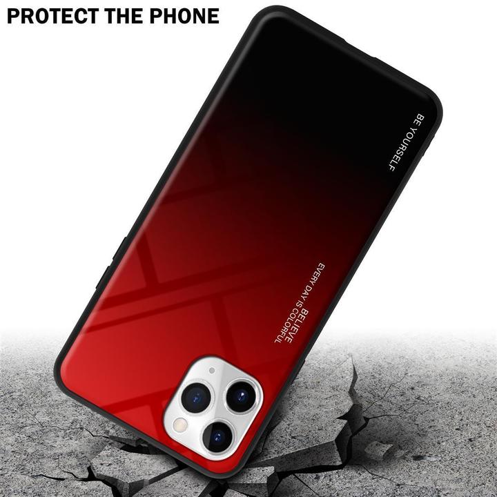 Produktbild Cadorabo TPU 2 Farben Glas Cover (Apple iPhone 11 Pro Max)