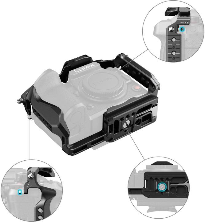 Image du produit SmallRig HawkLock Cage à dégagement rapide pour Panasonic LUMIX GH7 / GH6 4824