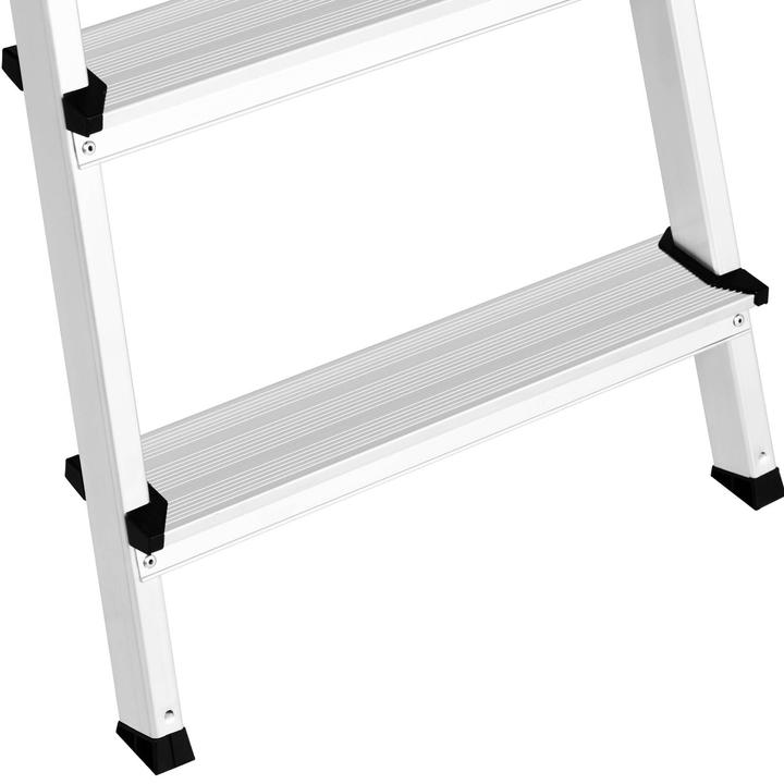 Produktbild MSW Haushaltsleiter 5 Stufen 99,5 cm Klappleiter Alu-Leiter Leiter Spreizleiter (Klapptritt, 99.50 cm)