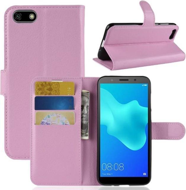Produktbild MU Classic Litchi Leder Bookcover Series (Huawei Y5 (2018))