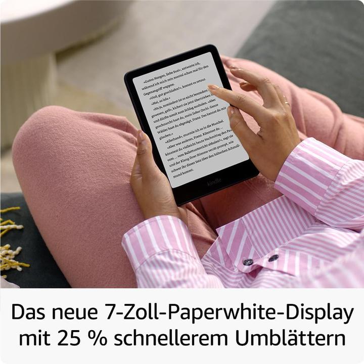 Actual product image Amazon Kindle Paperwhite 2024 12th Gen Signature (7", 32 GB, Metallic)