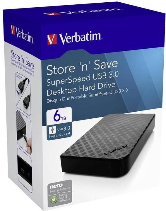 Actual product image Verbatim Store n Save (6 TB)