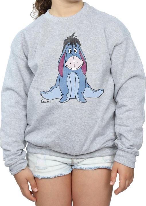 Actual product image Winnie the Pooh Girls Classic Eeyore Sweatshirt (128)