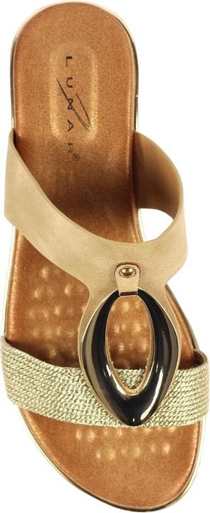 Actual product image Lunar Womens/Ladies Porto Wedge Heel Sandals (38)