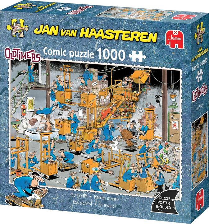 Produktbild Jumbo Jan van Haasteren Oldtimers - Los geht’s! (1000 Teile) (1000 Teile)