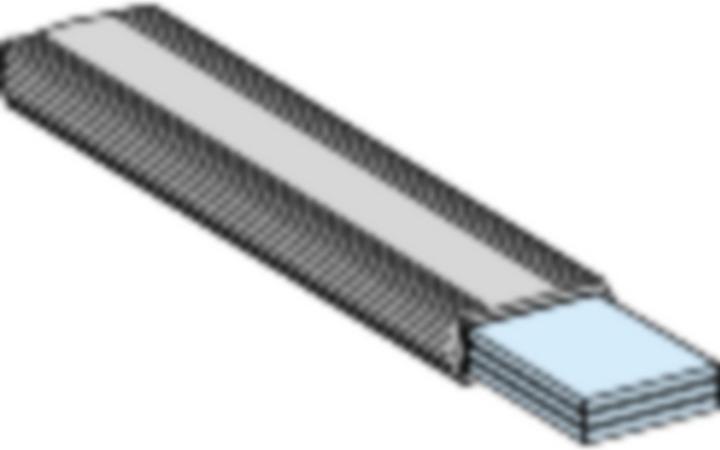 Image du produit Schneider Electric Prisma Plus - Système G et P - rails flexibles isolés - 24 x 5 mm 1800 mm LVS04746