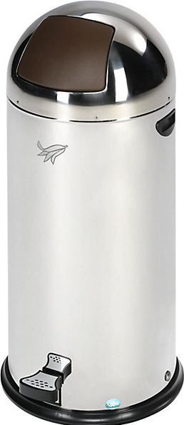 Actual product image VAR Push litter bin with pedal (55 l)