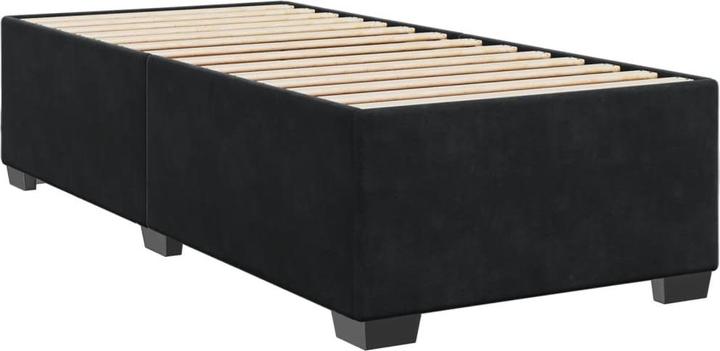 Image du produit VidaXL Bo x lit de saut avec matelas 90 x 190 cm velours (90 x 190 cm, 90 x 190 cm)
