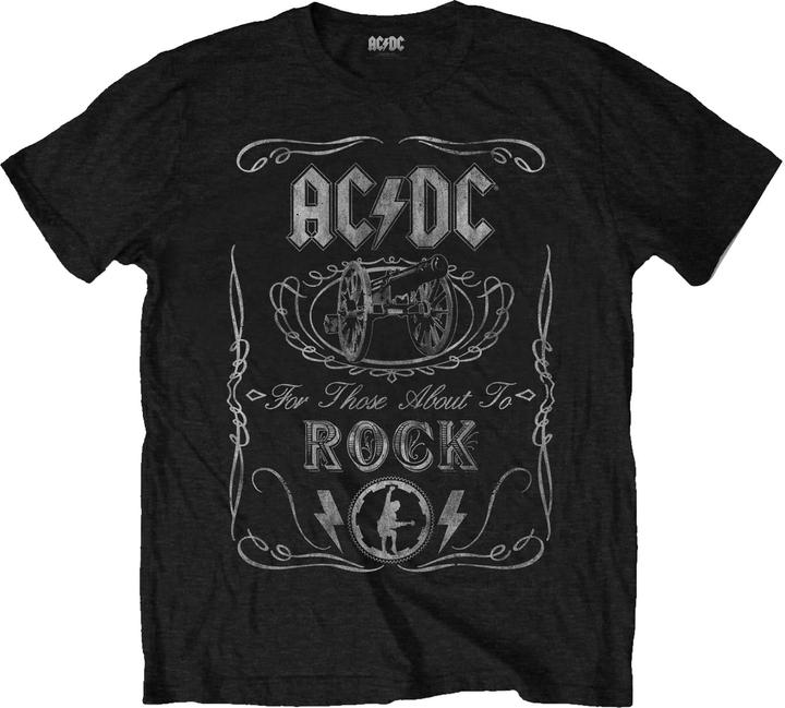 AC/DC Childrens/Kids Cannon Swig Vintage Cotton T-Shirt