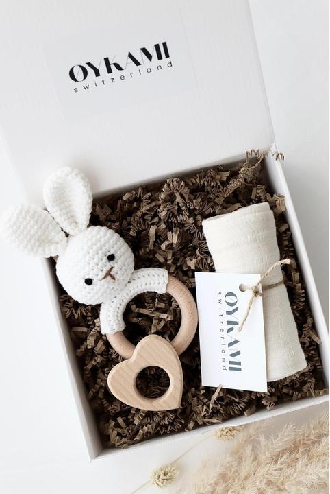 Produktbild Oykami Baby Geschenkbox "Sizilien" Hase - Weiss