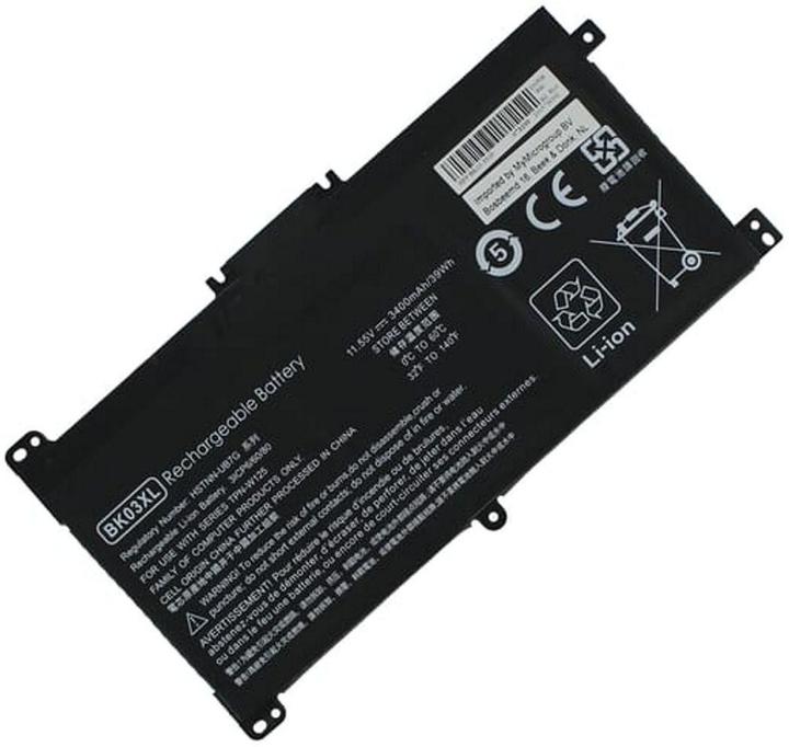Actual product image CoreParts MBXHP-BA0175 Notebook spare part battery (1 Cells, 3400 mAh)