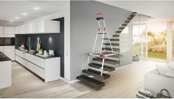 Immagine prodotto Hailo TP1, Pianerottolo, La soluzione innovativa e sicura per rinnovare e decorare le scale (Piattaforma di lavoro, 93 cm)