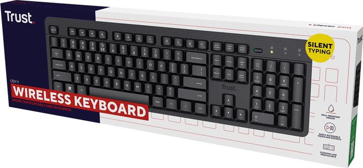 Produktbild Trust Ody Ii Wireless Keyboard De (DE, Kabellos)