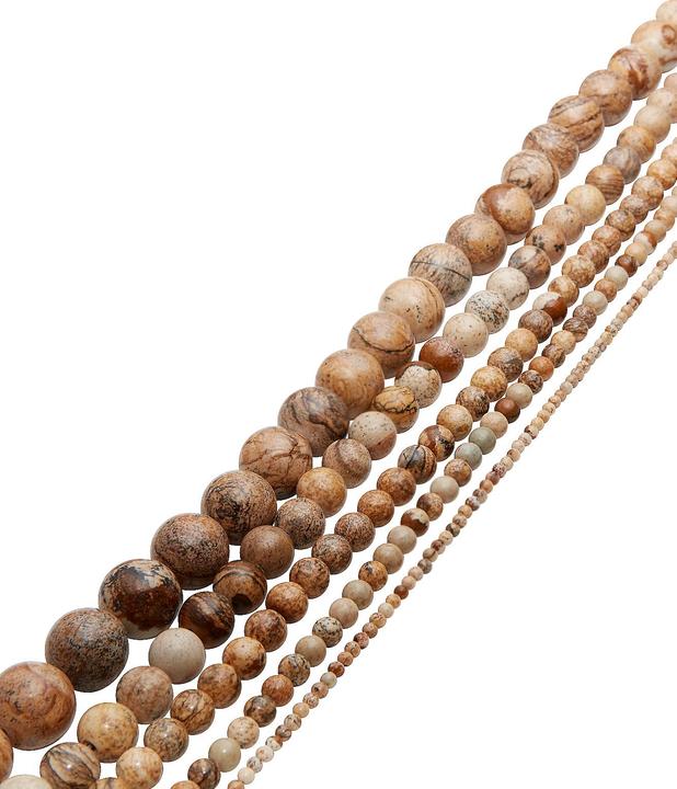 Actual product image Leyda Polished Landscape Jasper Strand