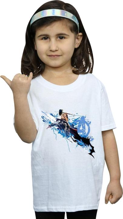 Immagine prodotto Avengers Thor Splash Maglietta Ragazze (140, 146)