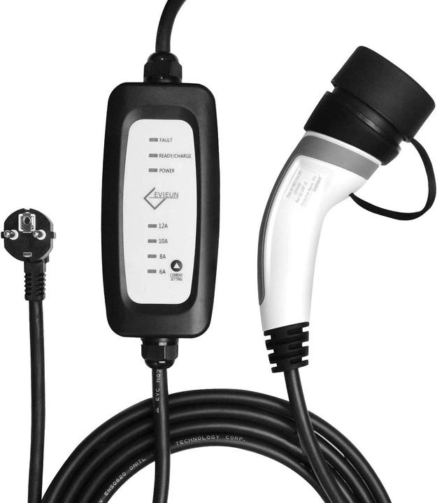 Evieun charger cable (Type F, 3.60 kW, 16 A)