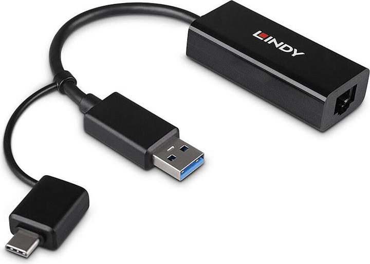 Immagine prodotto Lindy USB 3.2 Gen 1 Gigabit (USB, RJ45 Gigabit Ethernet (1x))