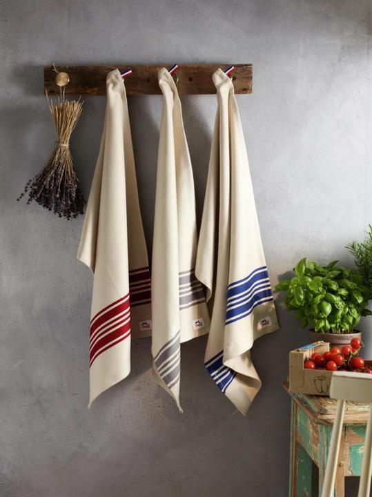 Actual product image Staub Tea towel, 50 x 70 cm, 100% cotton, Grey (50 x 70 cm)