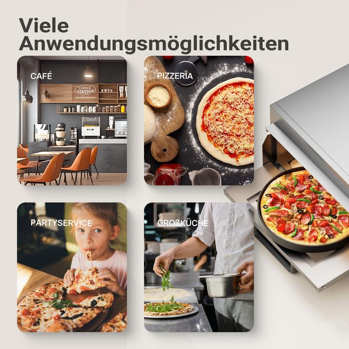 Image du produit Wiltec Four à pizza (Four à pizza Gastro)