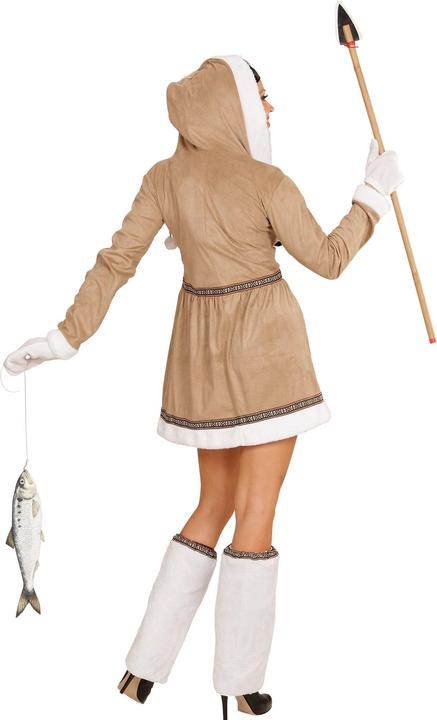Actual product image Widmann ESKIMO (Kleid mit Kapuze, Stulpen, Handschuhe), S (S)