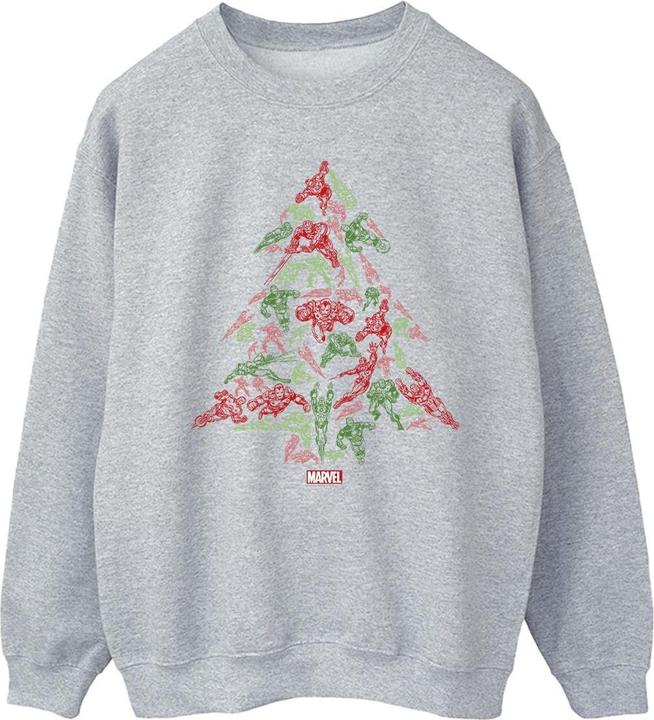 Image du produit - Sweat AVENGERS CHRISTMAS TREE - Homme (5XL)