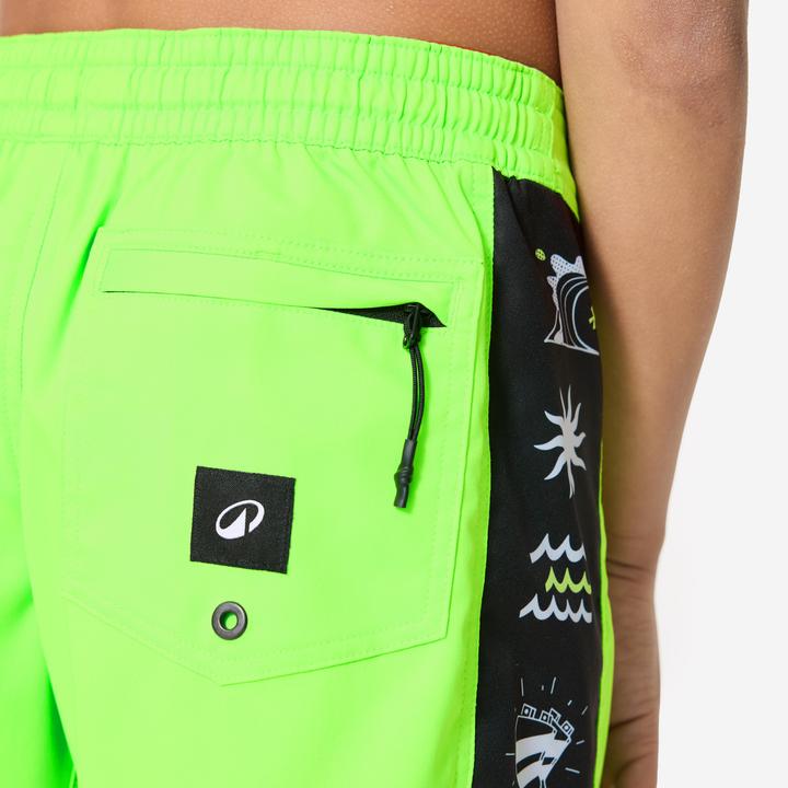 Immagine prodotto Olaian Boardshorts Surfen Jungen 900 Band grün (8, 9, 10)