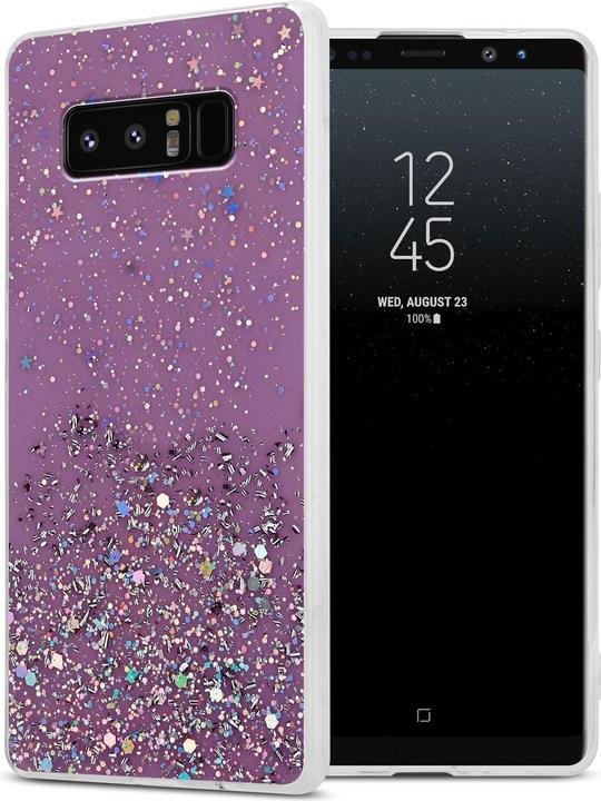 Viola con glitter