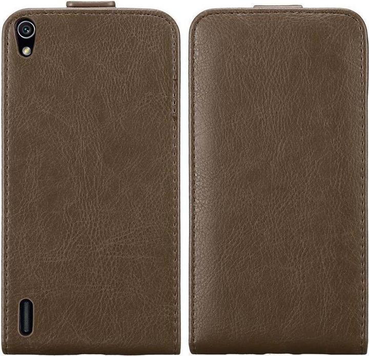 Productafbeelding Cadorabo Flip als onzichtbaar deksel (Huawei Ascend P7)