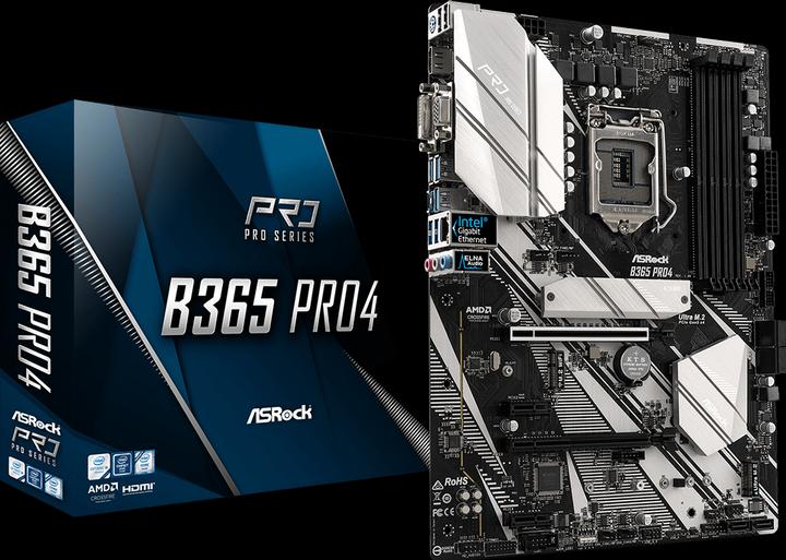 Produktbild AsRock B365 Pro4 (LGA 1151, Intel B365, ATX)