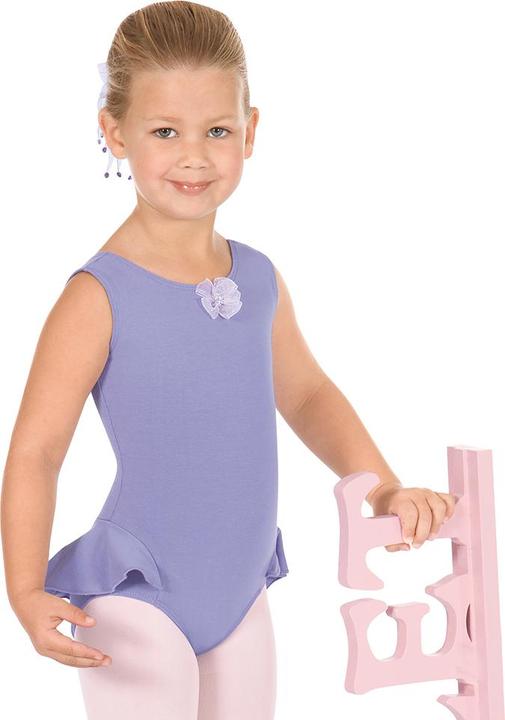 Eurotard Kinder Tanzbody mit Rüschen Rock (S)
